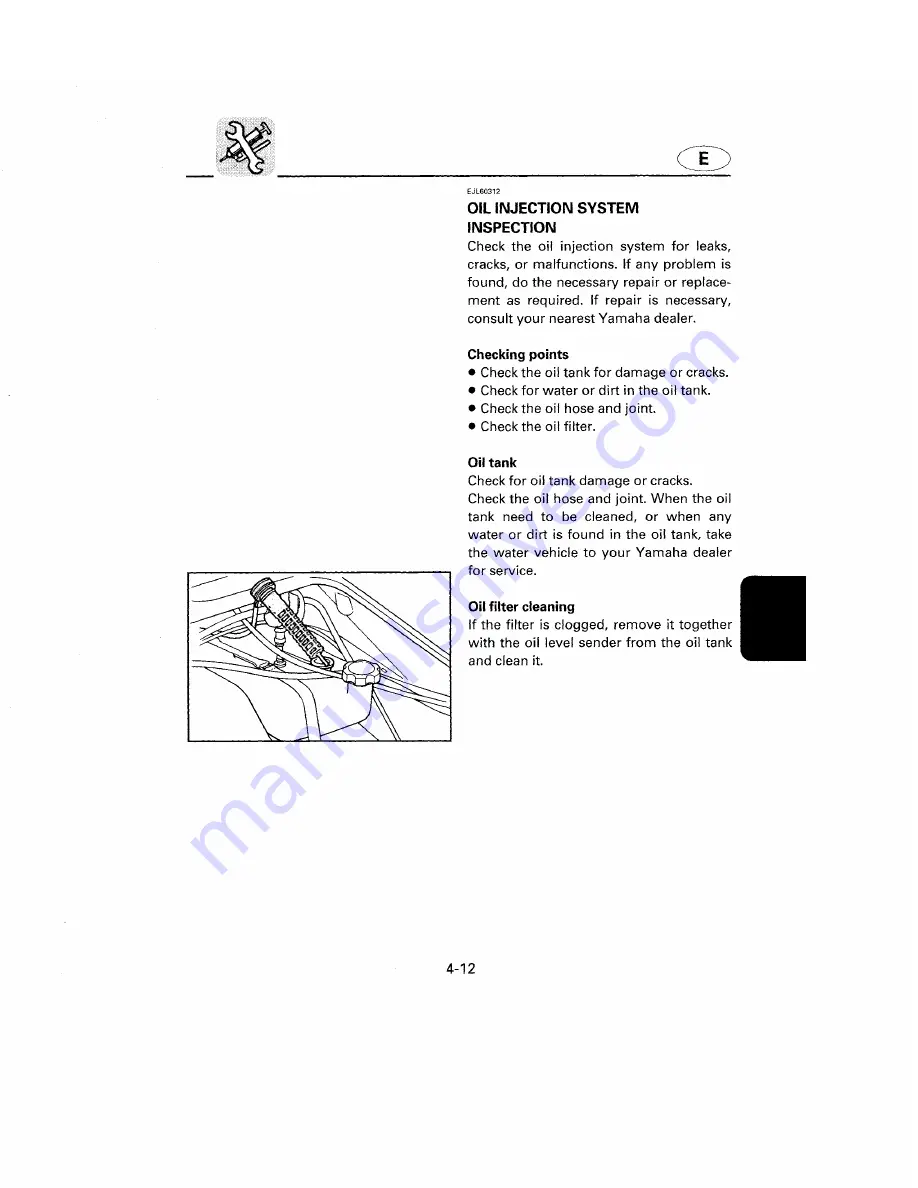 Yamaha WaveRunner GP1200W Owner'S Manual Download Page 90