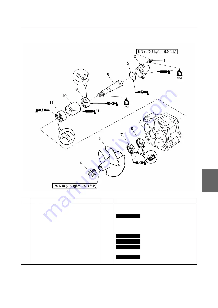 Yamaha WaveRunner VX 700 Service Manual Download Page 111