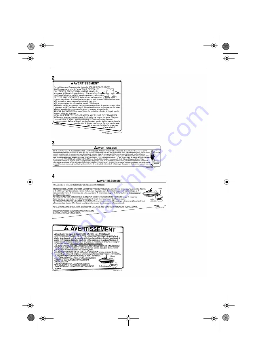 Yamaha WaveRunner VX Cruiser 2007 Owner'S/Operator'S Manual Download Page 14