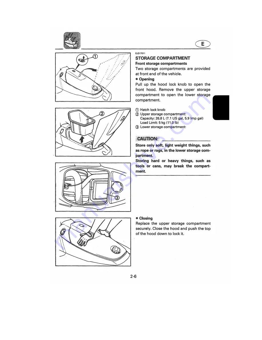 Yamaha WaveVenture WVT700BW Owner'S/Operator'S Manual Download Page 30