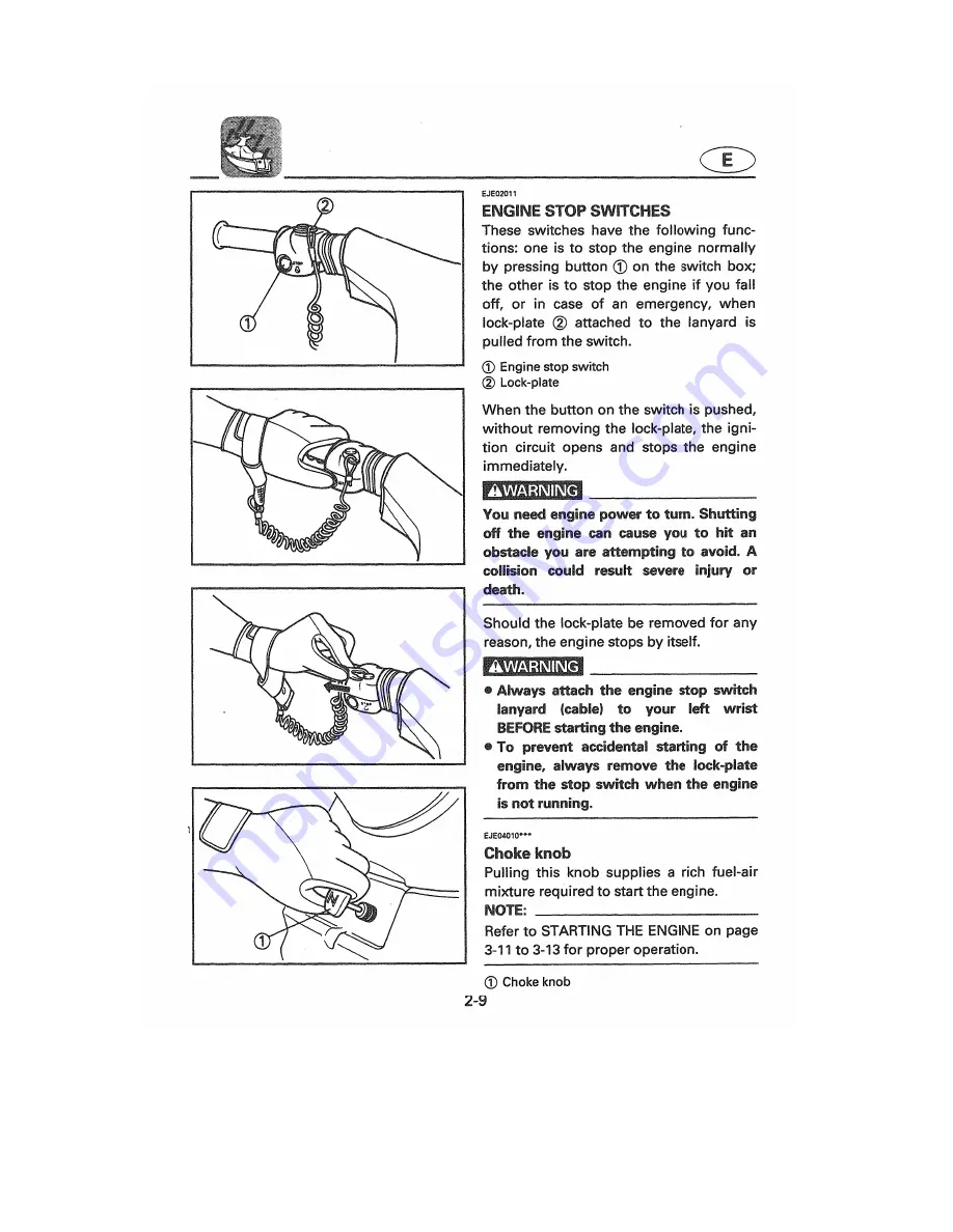 Yamaha WaveVenture WVT700BW Owner'S/Operator'S Manual Download Page 33