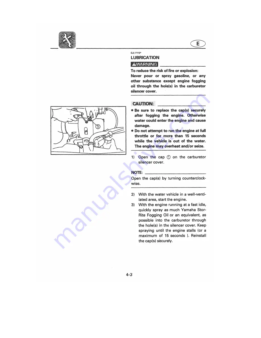 Yamaha WaveVenture WVT700BW Owner'S/Operator'S Manual Download Page 69