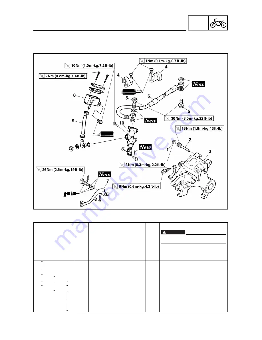 Yamaha WR250 Owner'S Service Manual Download Page 494