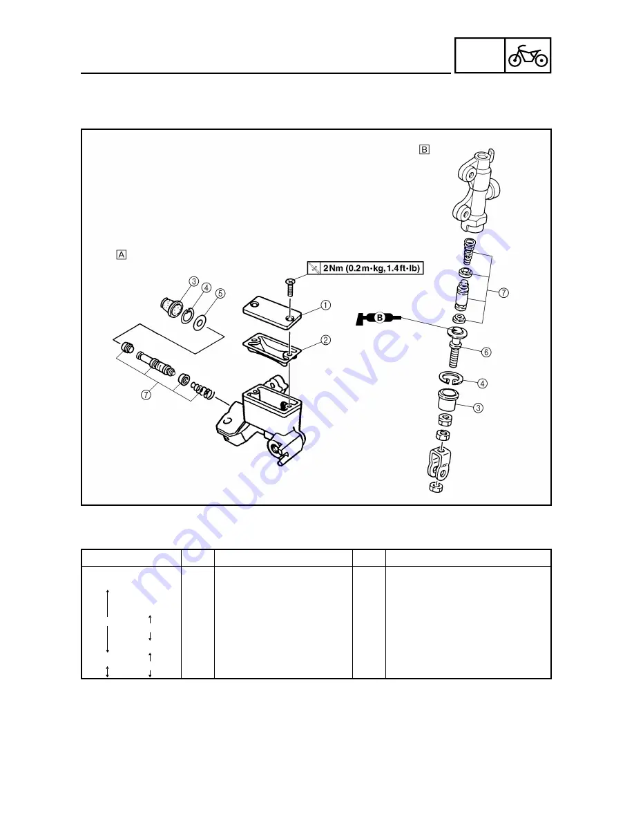 Yamaha WR250 Owner'S Service Manual Download Page 498