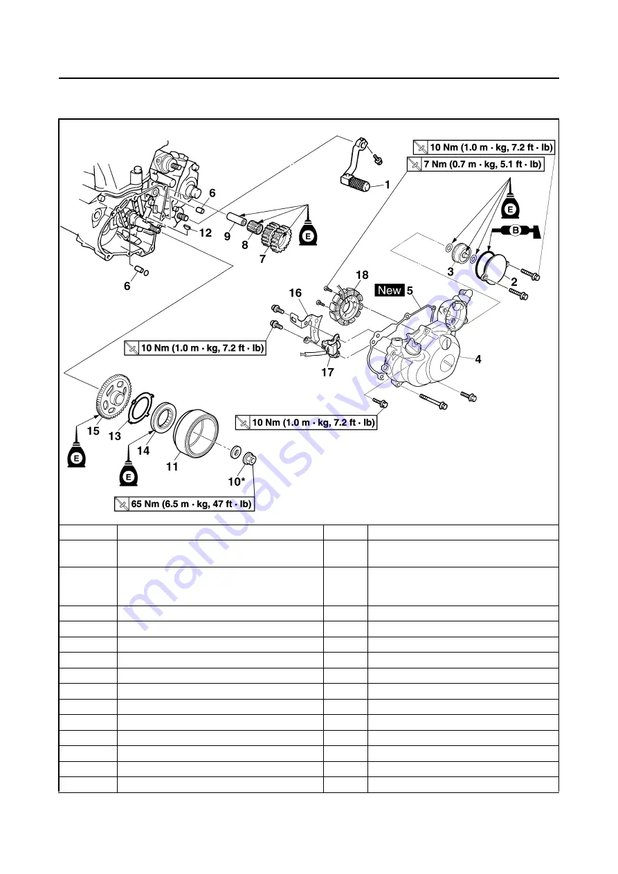 Yamaha WR450F(Y) 2009 Owner'S Service Manual Download Page 146