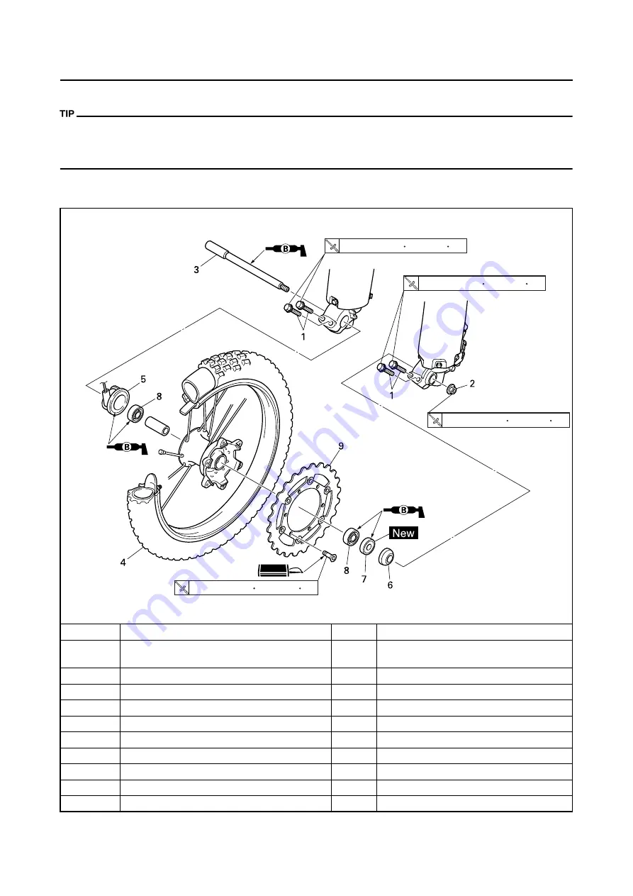 Yamaha WR450F(Y) 2009 Owner'S Service Manual Download Page 164