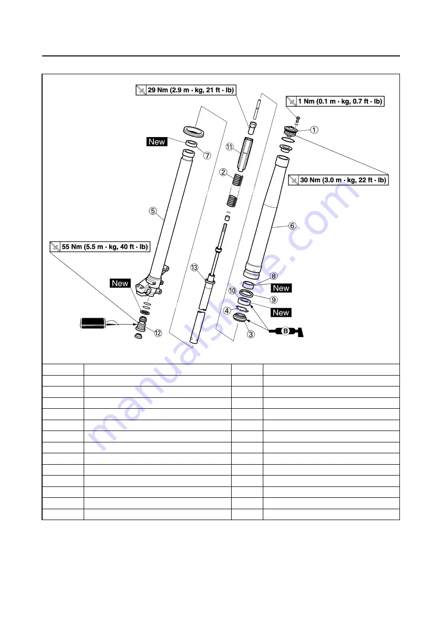 Yamaha WR450F(Y) 2009 Owner'S Service Manual Download Page 180