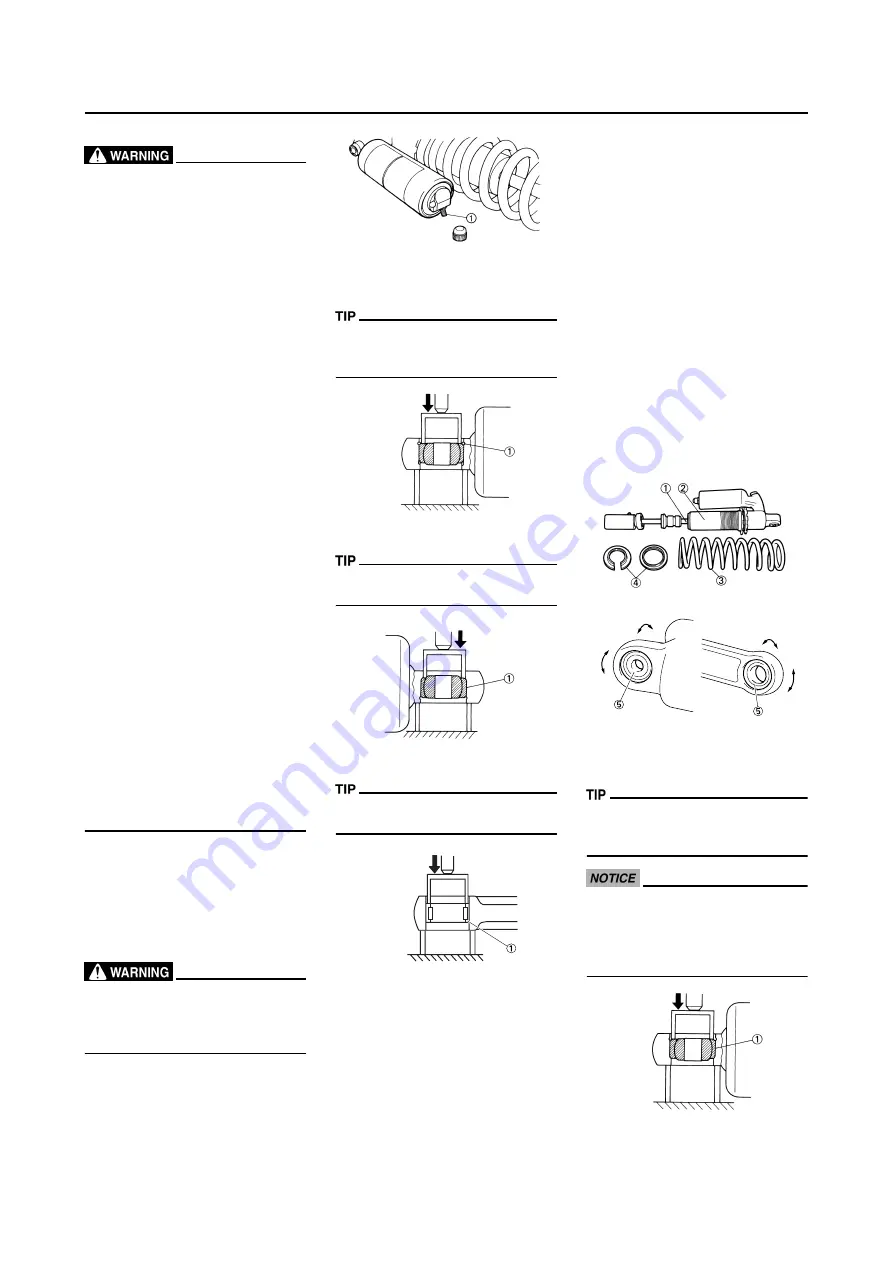 Yamaha WR450F(Y) 2009 Owner'S Service Manual Download Page 201