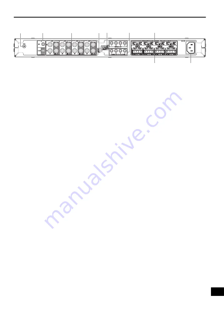 Yamaha XDA-AMP5400 Owner'S Manual Download Page 19