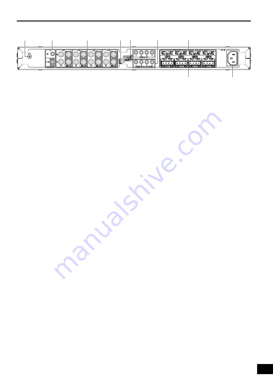 Yamaha XDA-AMP5400 Owner'S Manual Download Page 33