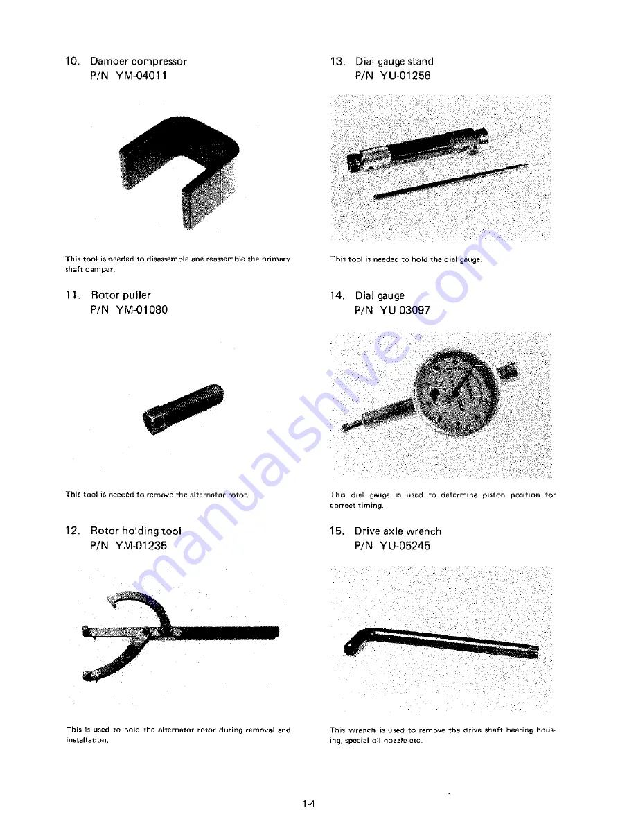 Yamaha XJ1100J Service Manual Download Page 4