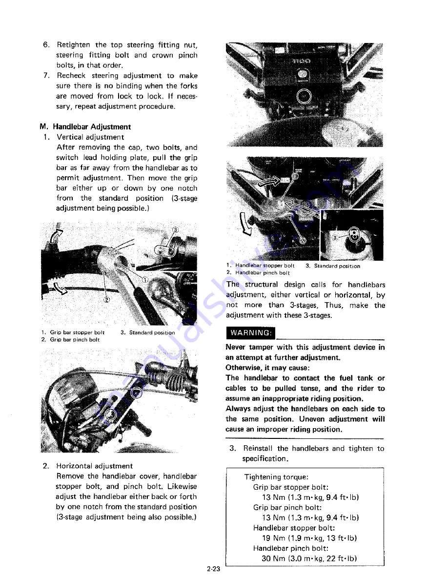 Yamaha XJ1100J Service Manual Download Page 29