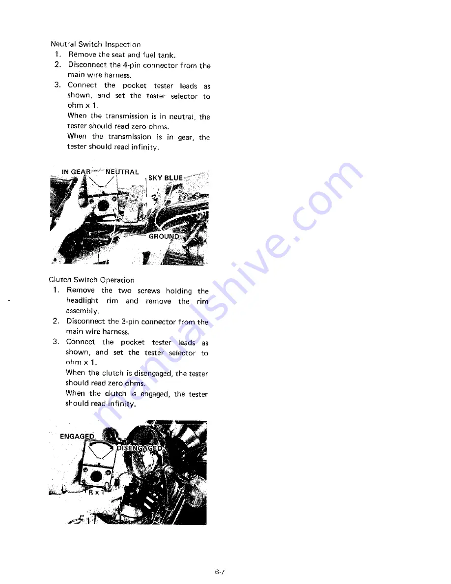 Yamaha XJ1100J Service Manual Download Page 126