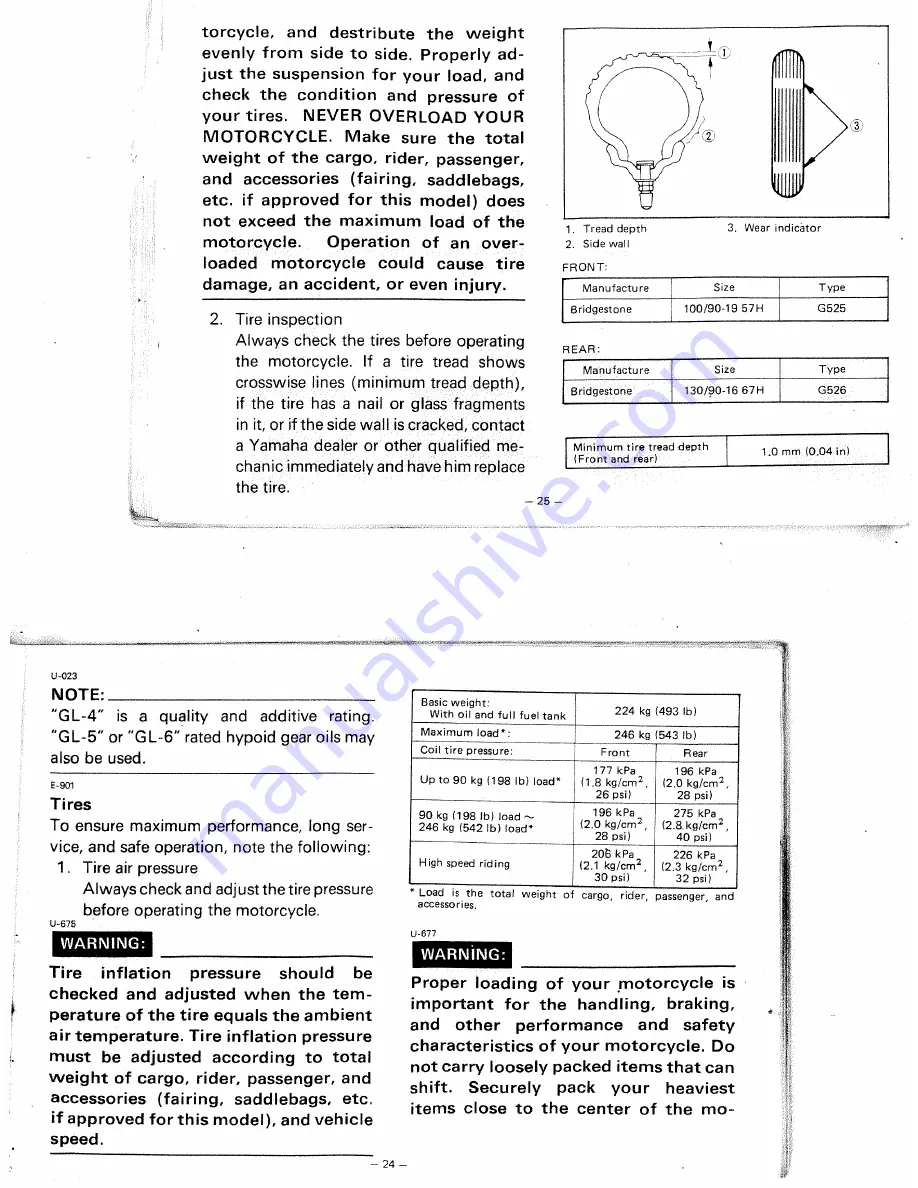 Yamaha XJ700N Owner'S Manual Download Page 17