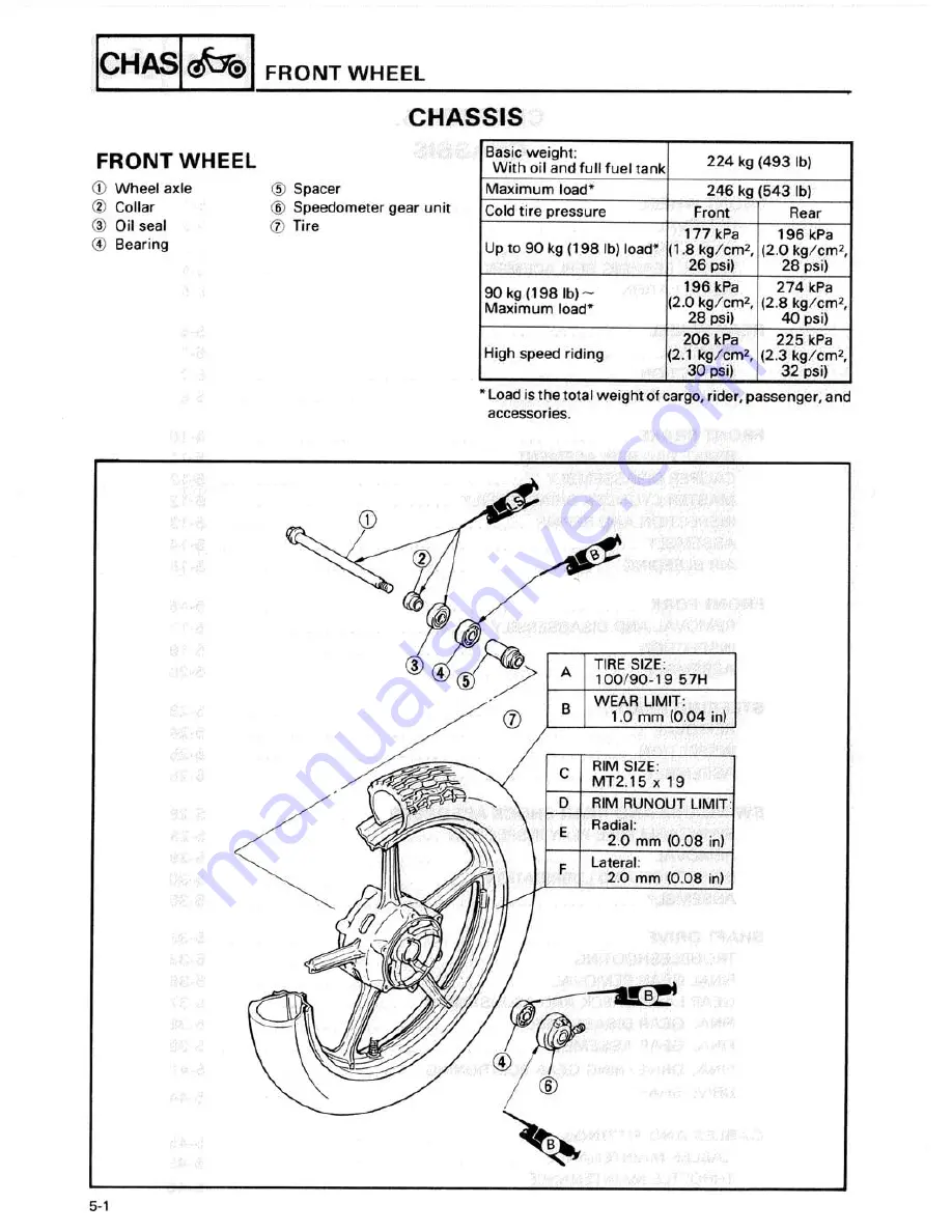 Yamaha XJ700N Service Manual Download Page 112