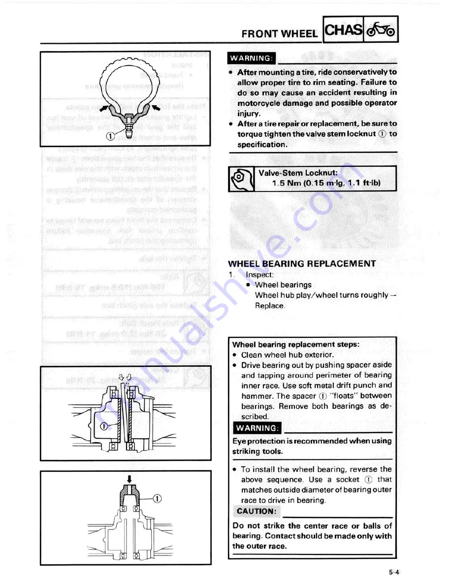 Yamaha XJ700N Service Manual Download Page 115