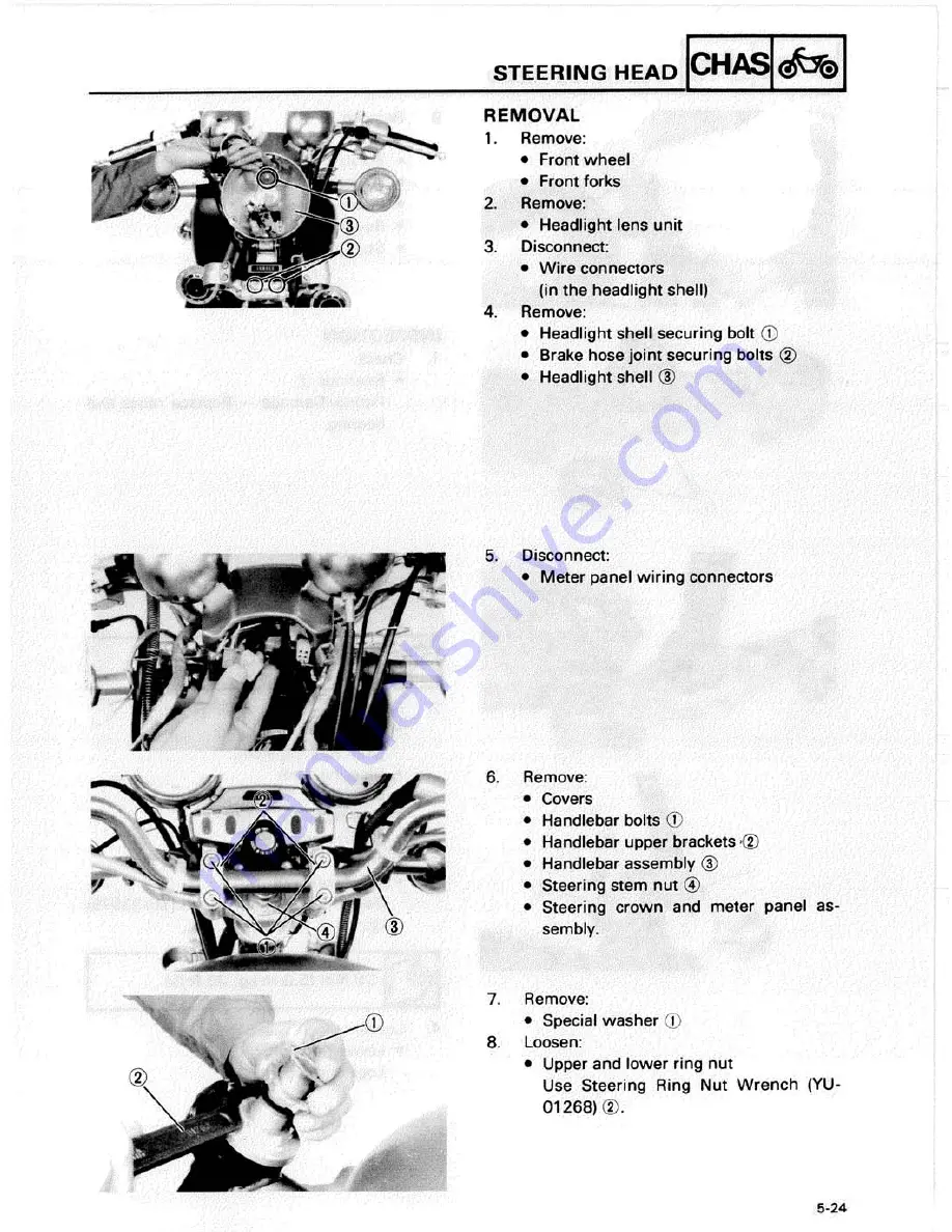 Yamaha XJ700N Скачать руководство пользователя страница 135