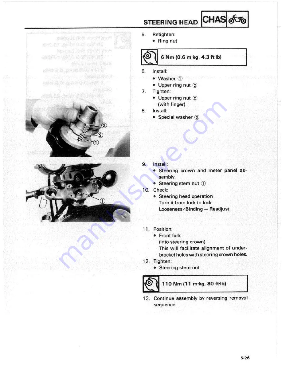 Yamaha XJ700N Service Manual Download Page 137