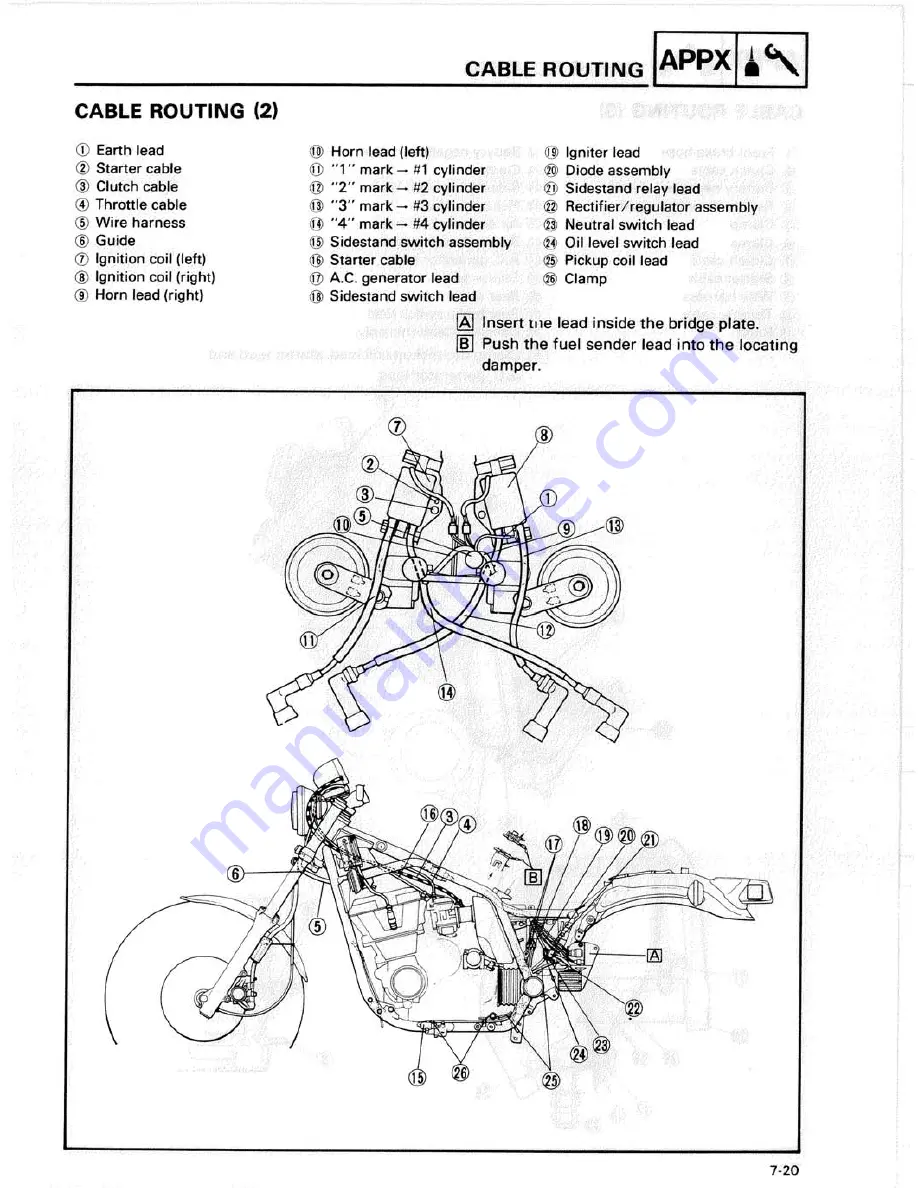 Yamaha XJ700N Service Manual Download Page 220