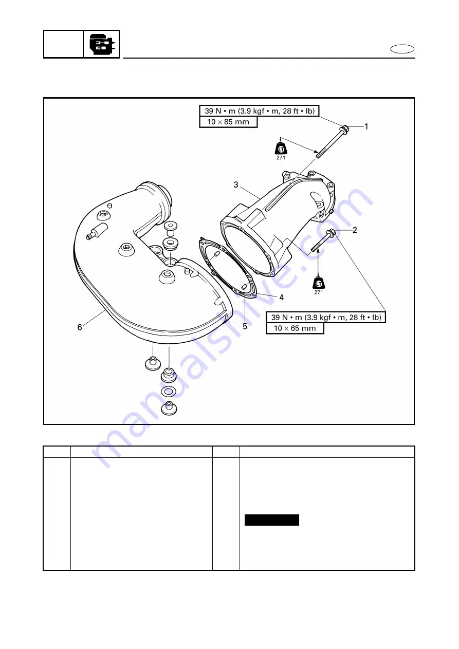 Yamaha XLT1200 WaveRunner 2003 Service Manual Download Page 180