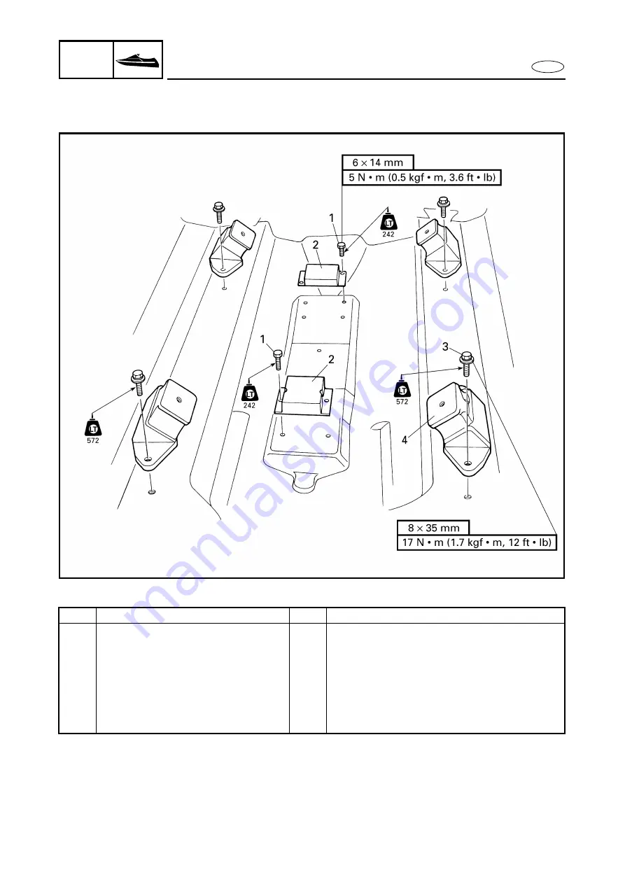 Yamaha XLT1200 WaveRunner 2003 Service Manual Download Page 506