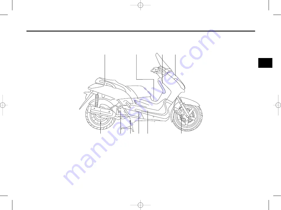 Yamaha XMAX 250 YP250R Owner'S Manual Download Page 13