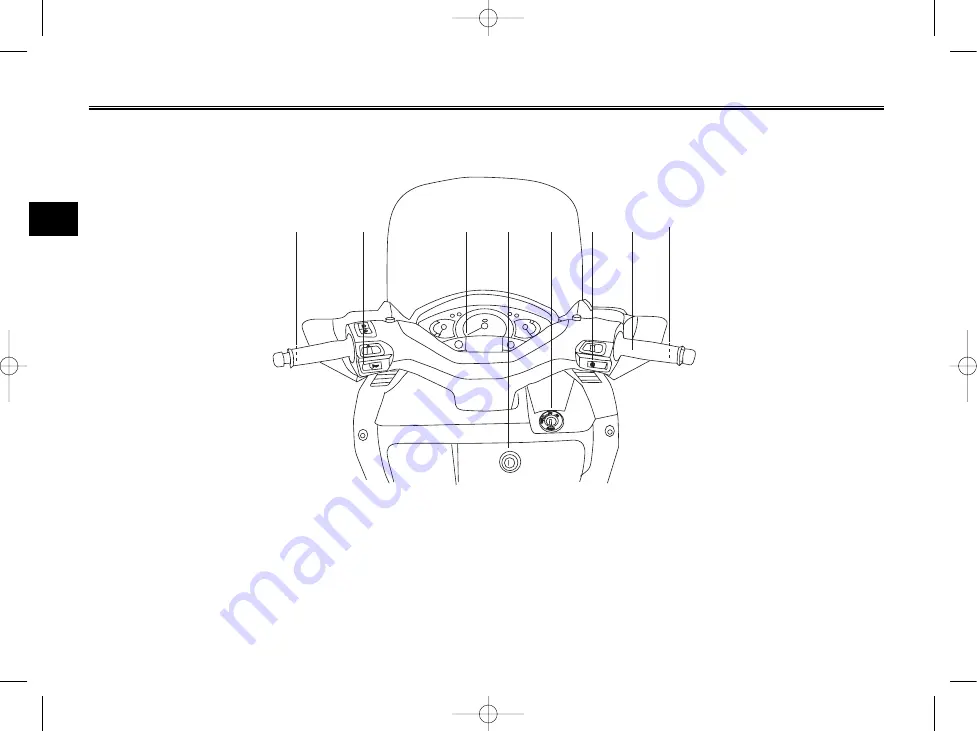 Yamaha XMAX 250 YP250R Owner'S Manual Download Page 14