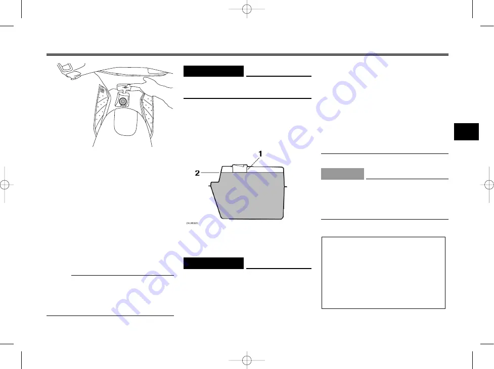 Yamaha XMAX 250 YP250R Owner'S Manual Download Page 23