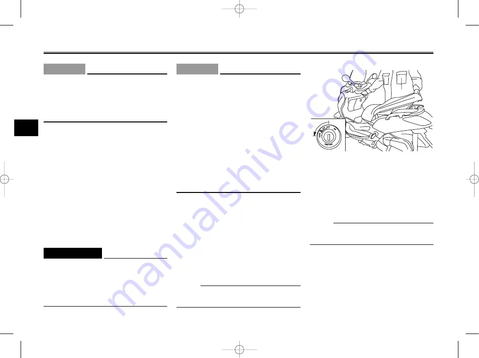 Yamaha XMAX 250 YP250R Owner'S Manual Download Page 24