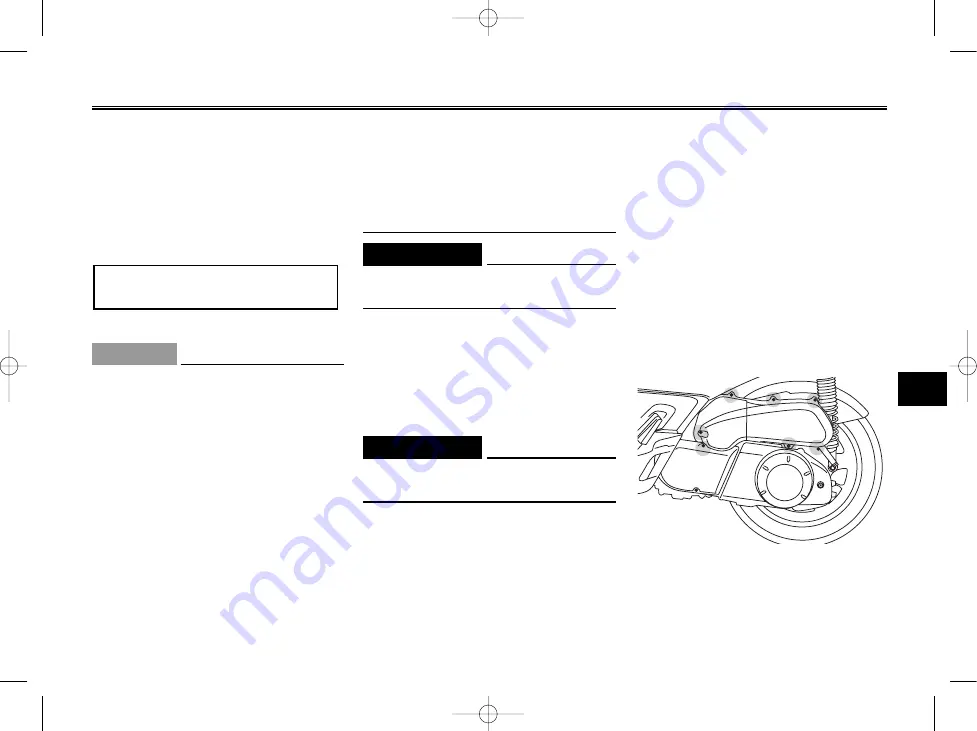 Yamaha XMAX 250 YP250R Owner'S Manual Download Page 43