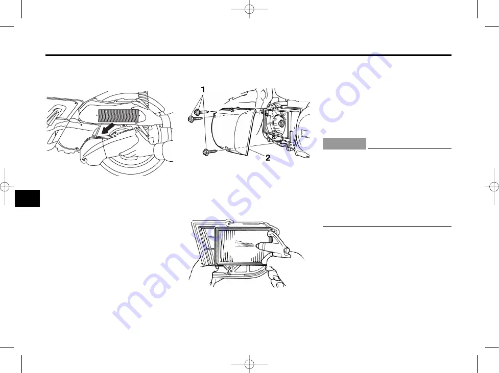 Yamaha XMAX 250 YP250R Owner'S Manual Download Page 44