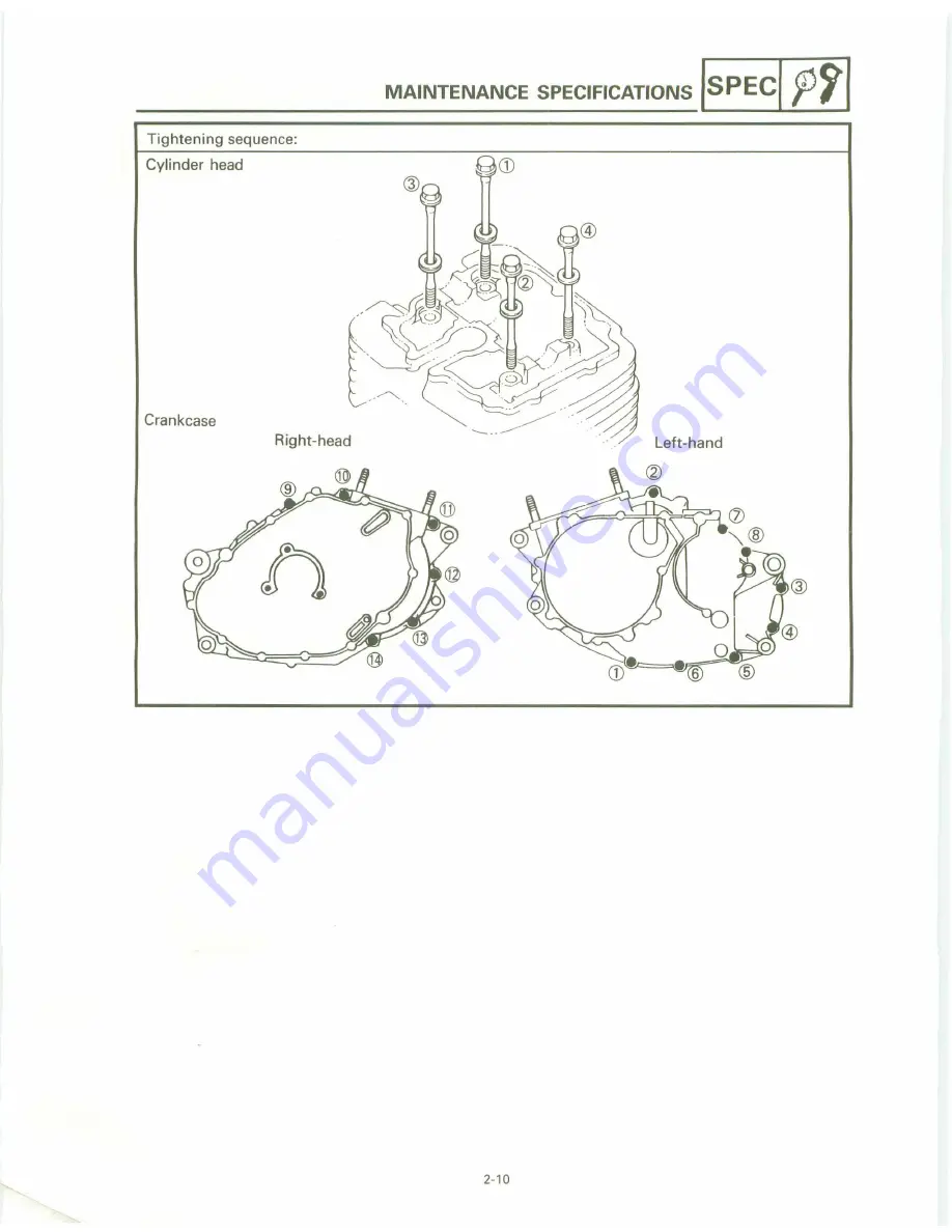 Yamaha XT 600 A Service Manual Download Page 32