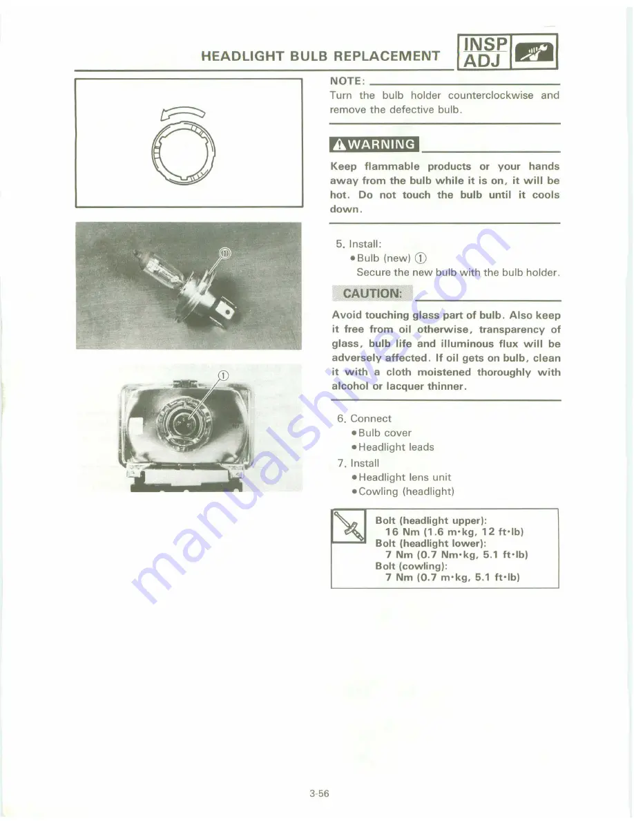 Yamaha XT 600 A Service Manual Download Page 106