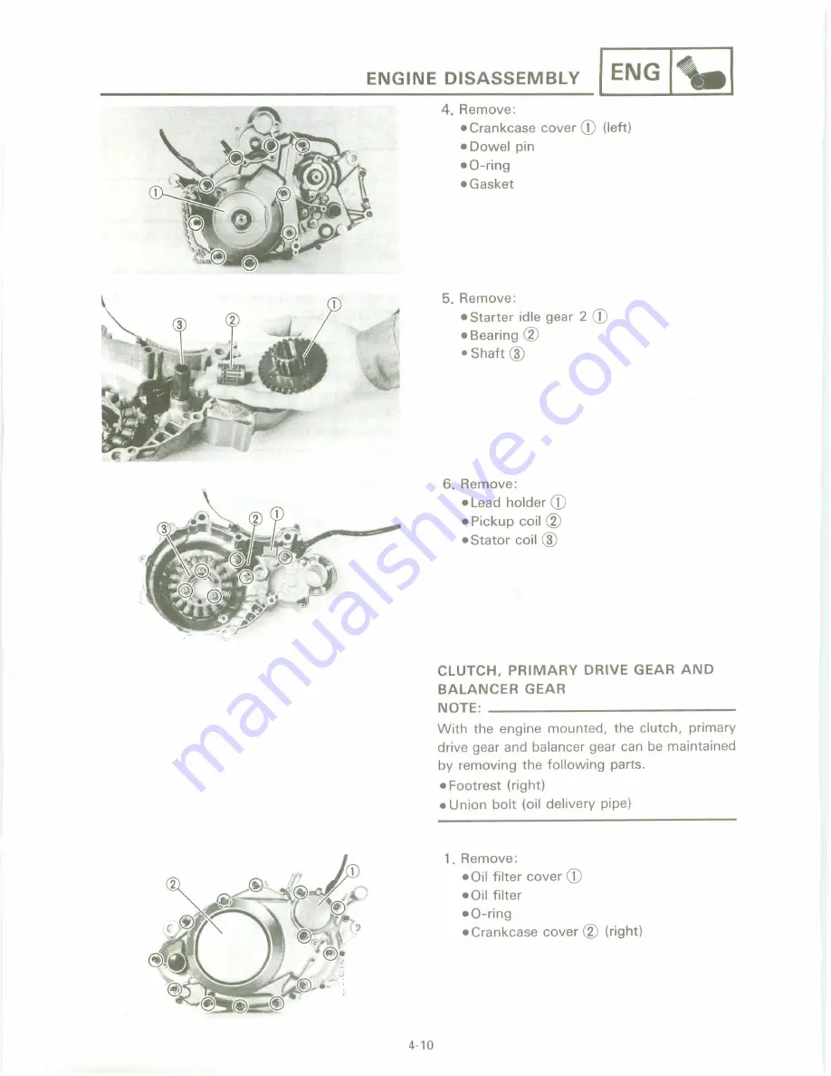 Yamaha XT 600 A Скачать руководство пользователя страница 116