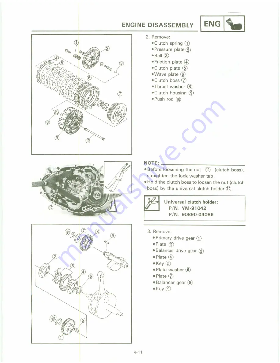 Yamaha XT 600 A Скачать руководство пользователя страница 117