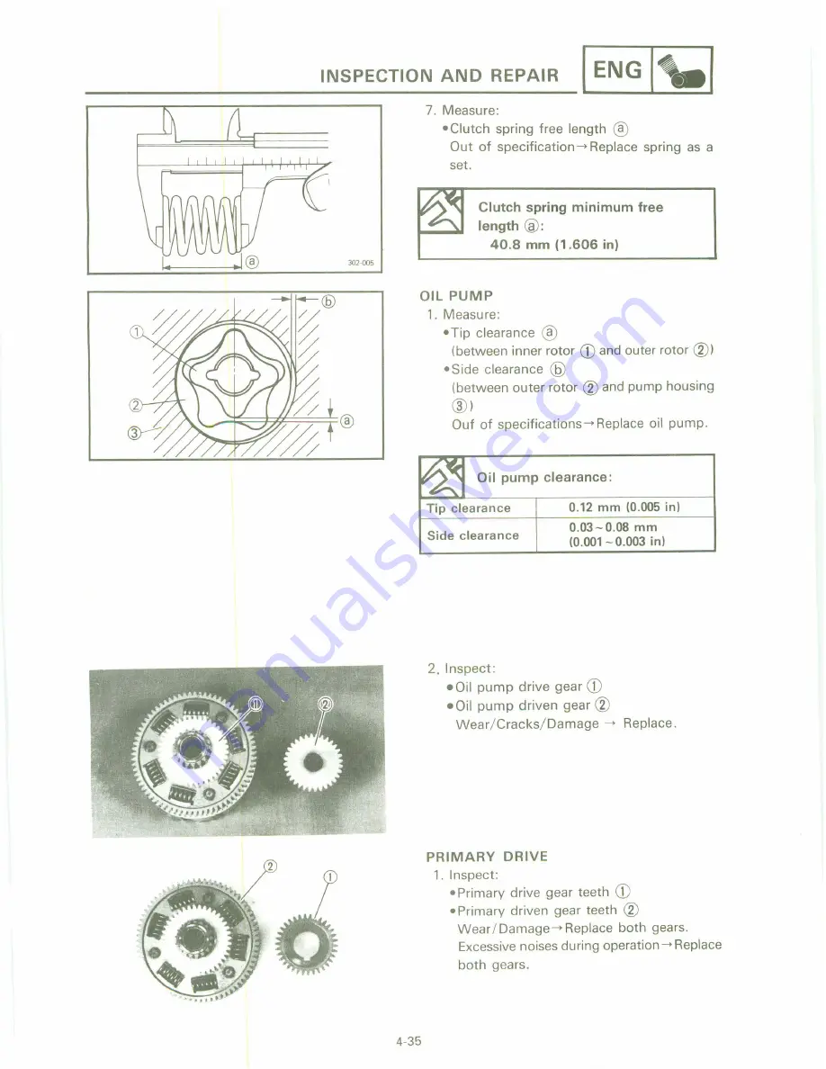 Yamaha XT 600 A Service Manual Download Page 141