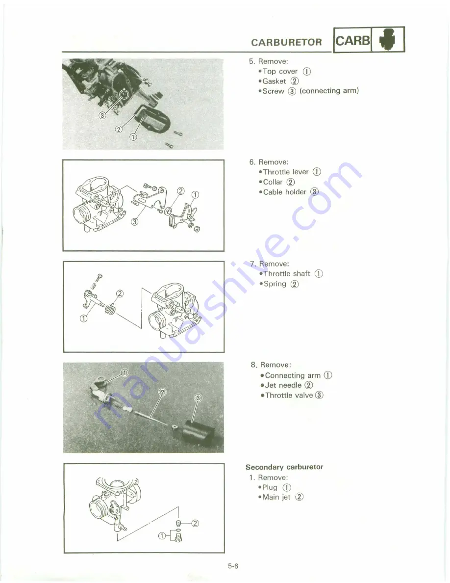 Yamaha XT 600 A Скачать руководство пользователя страница 192