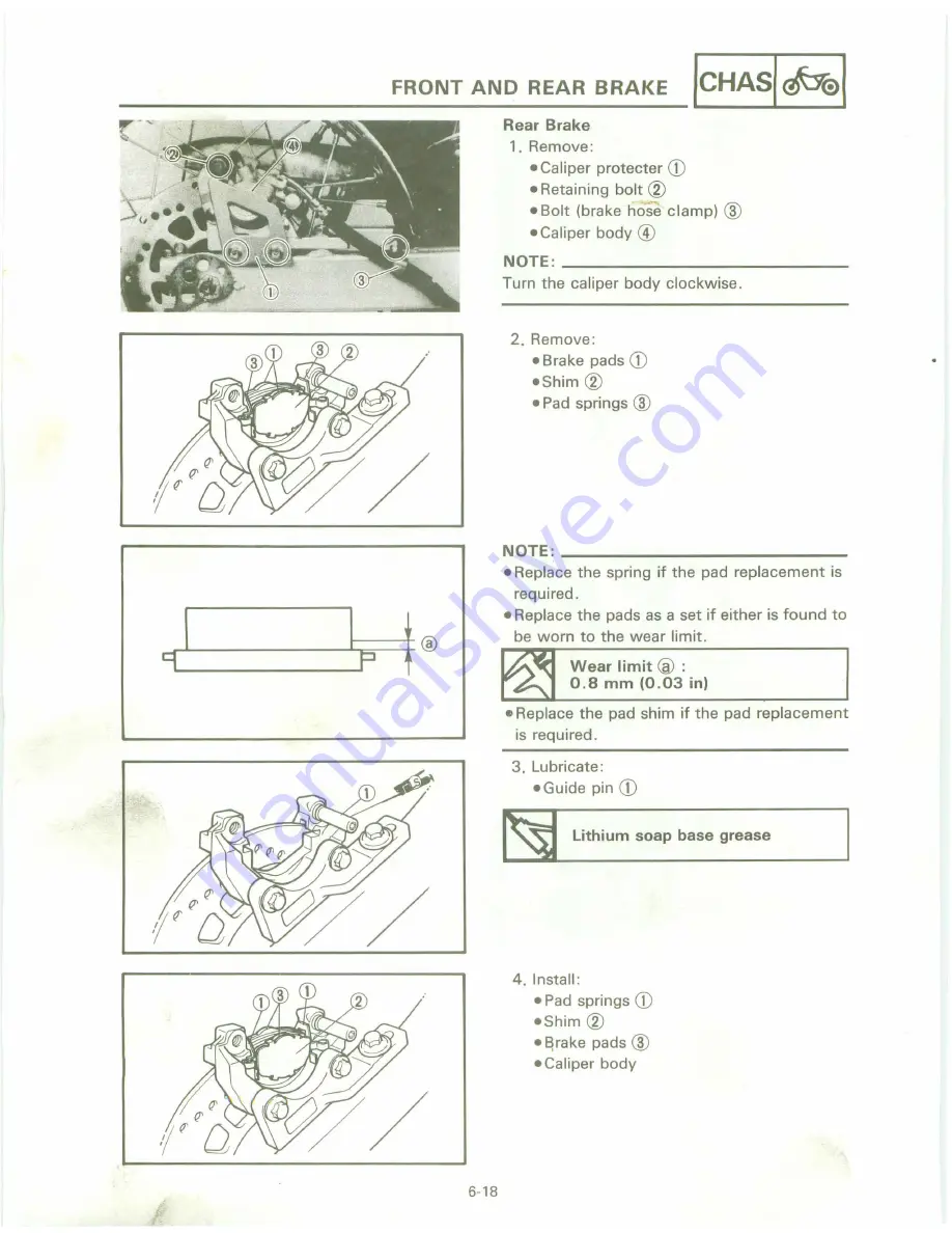 Yamaha XT 600 A Скачать руководство пользователя страница 219