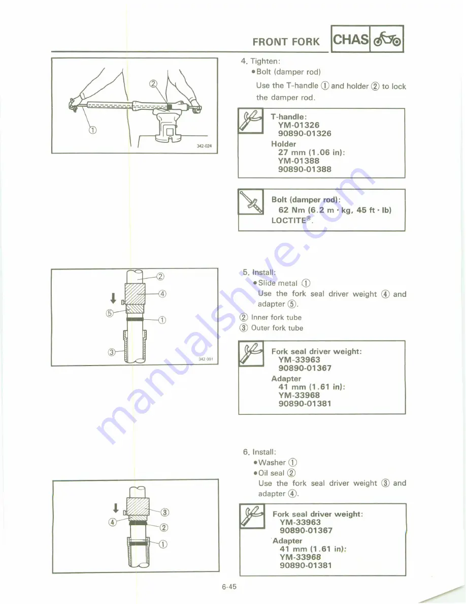 Yamaha XT 600 A Service Manual Download Page 246