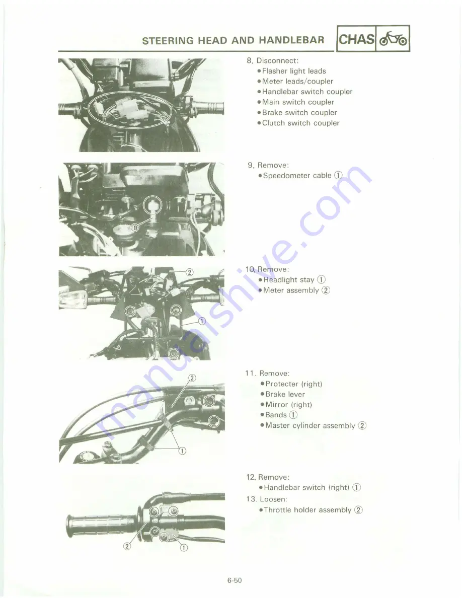 Yamaha XT 600 A Service Manual Download Page 251