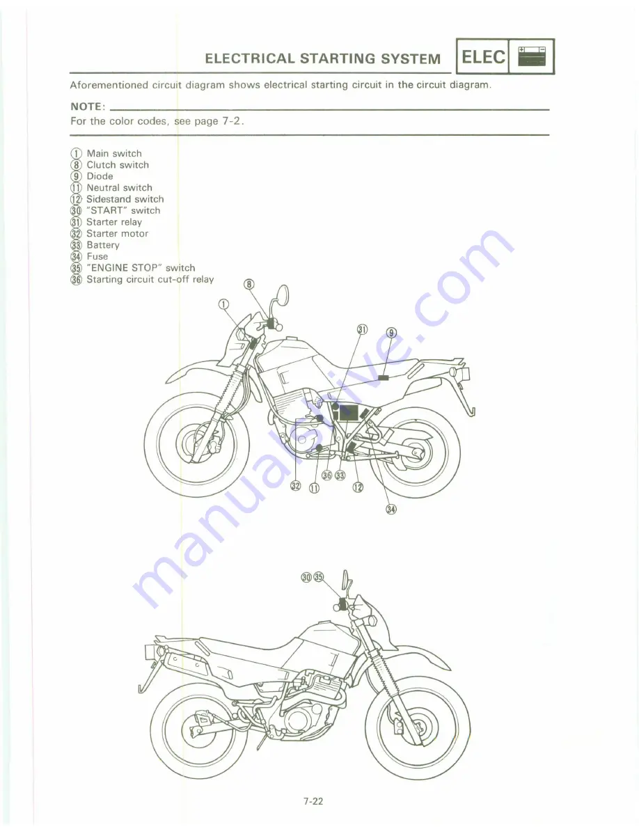 Yamaha XT 600 A Скачать руководство пользователя страница 300