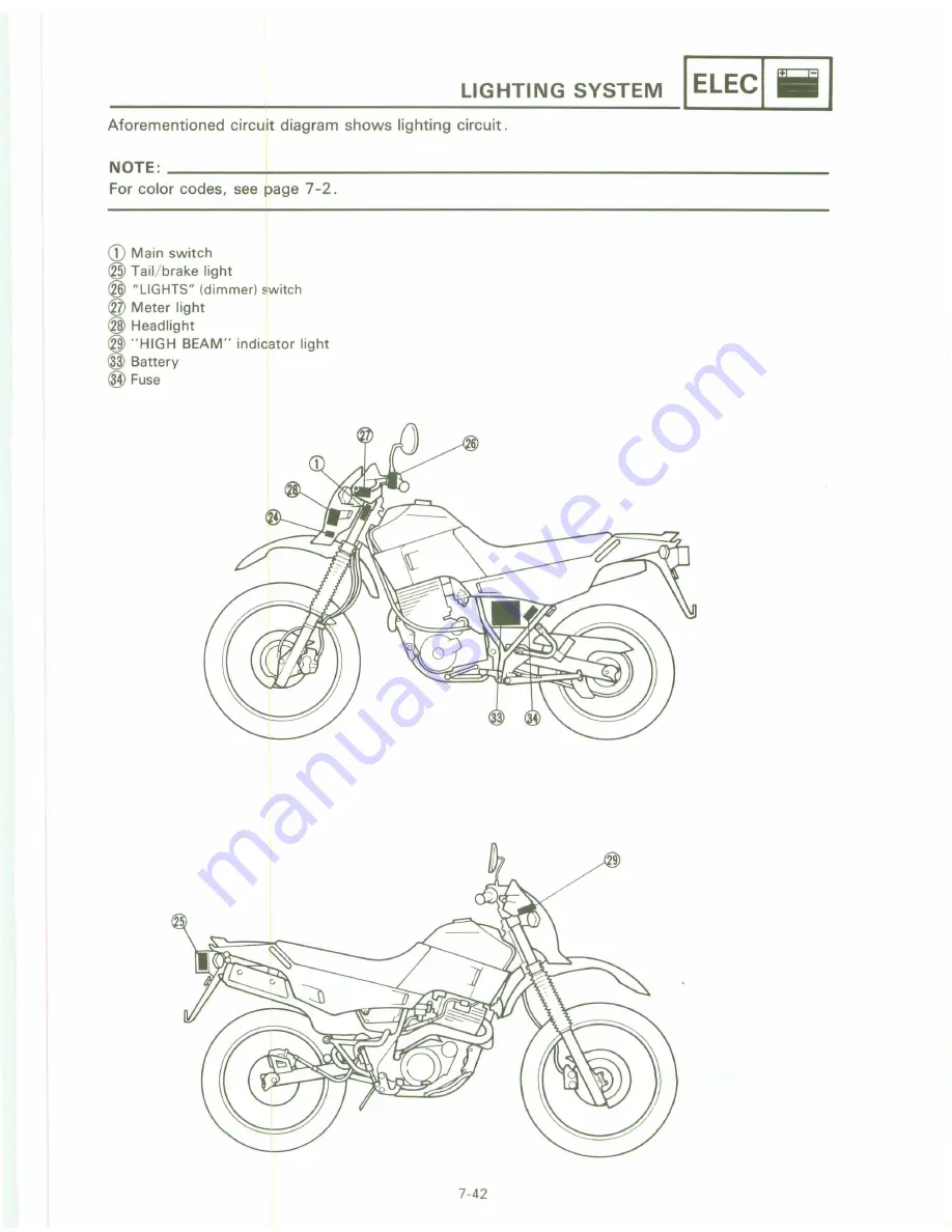 Yamaha XT 600 A Скачать руководство пользователя страница 320