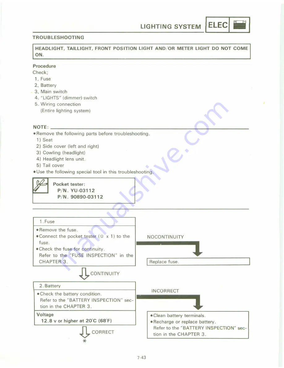 Yamaha XT 600 A Service Manual Download Page 321