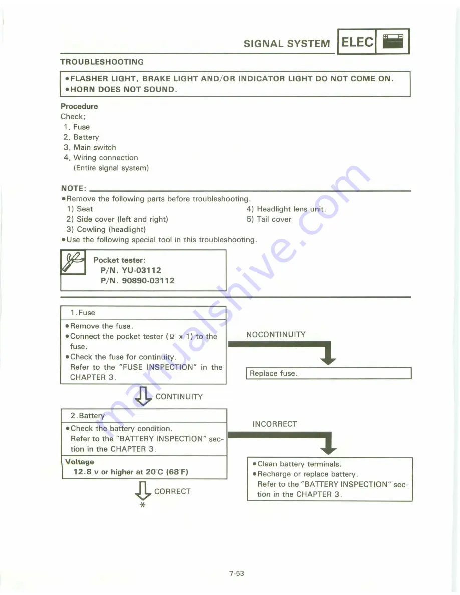 Yamaha XT 600 A Service Manual Download Page 331