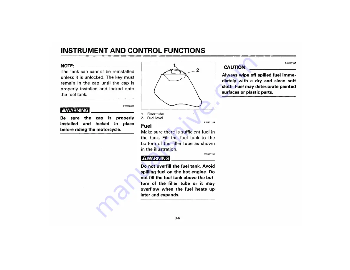 Yamaha XT350M Owner'S Manual Download Page 27