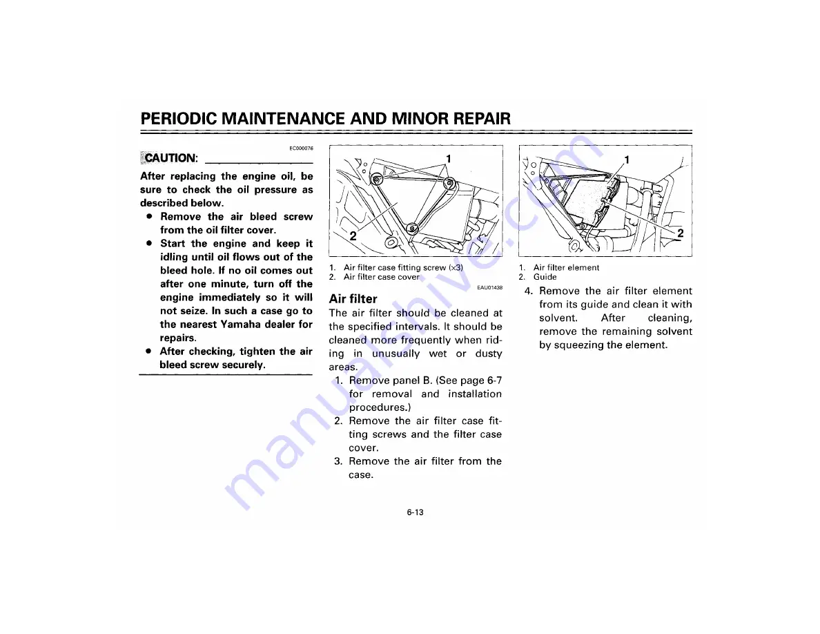 Yamaha XT350M Owner'S Manual Download Page 55