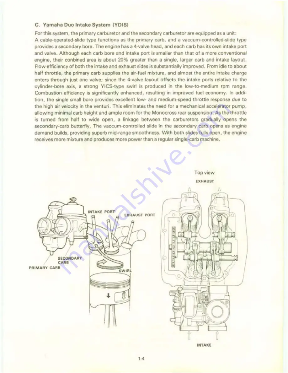 Yamaha XT550J Service Manual Download Page 9