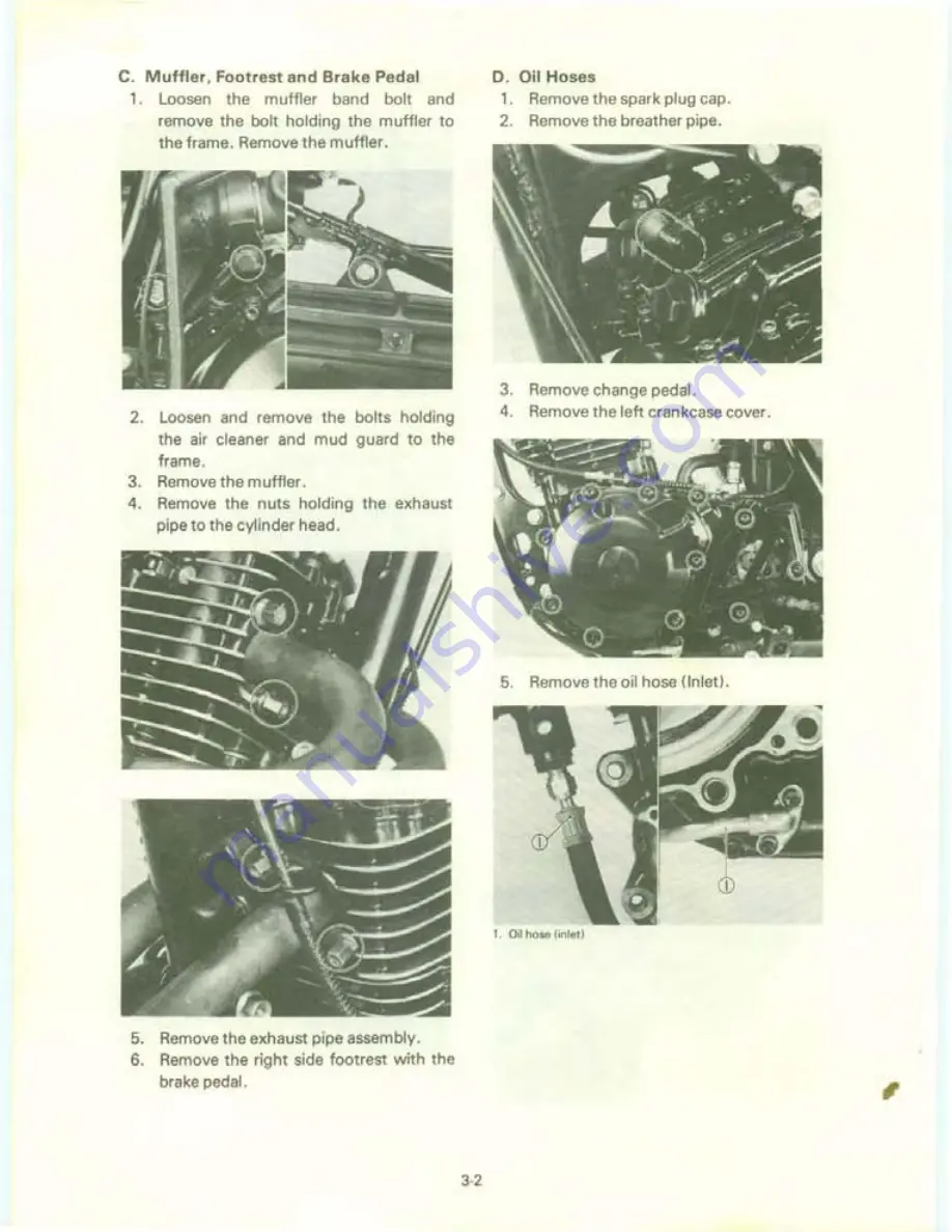 Yamaha XT550J Service Manual Download Page 39