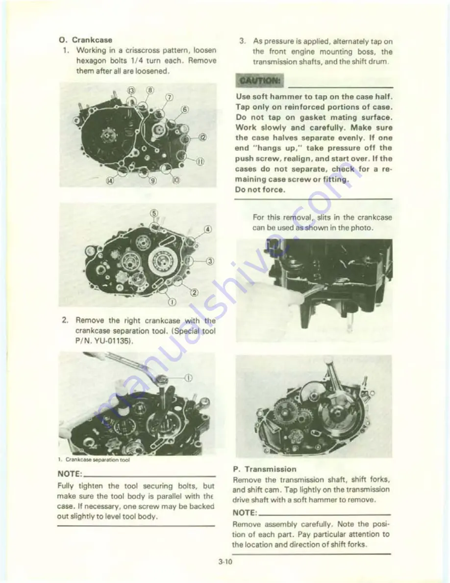 Yamaha XT550J Service Manual Download Page 47