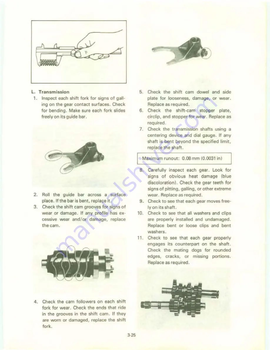 Yamaha XT550J Service Manual Download Page 62